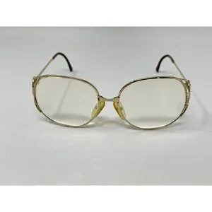 VINTAGE CHRISTIAN DIOR Eyeglasses Frame  80\'S 2788 44 GOLD Austria 55 [] 16-125 VINTAGE CHRISTIAN DIOR Eyeglasses Frame 80 main image 3